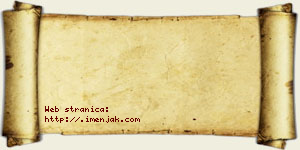 Janko Kral vizit kartica